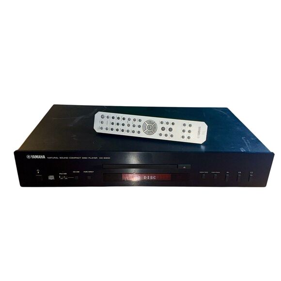 YAMAHA CD-S300 Black CD
Player Compact Disc Player Hi-Fi
Audio w/ Remote Tested - Picture 1 of 7